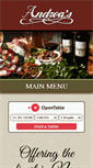 Mobile Screenshot of andreasrestaurant.com