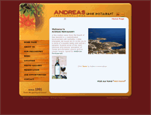 Tablet Screenshot of andreasrestaurant.gr